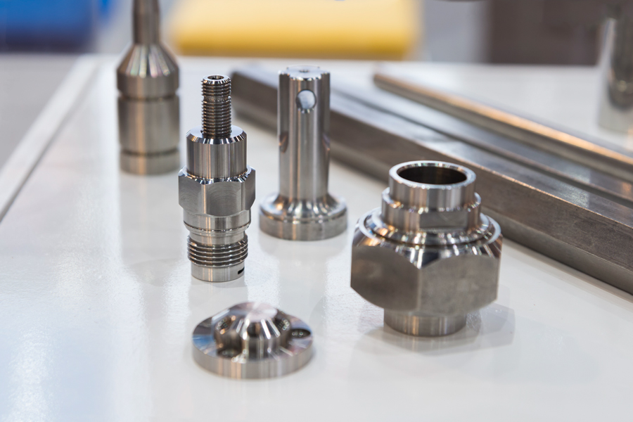 Stainless steel parts.