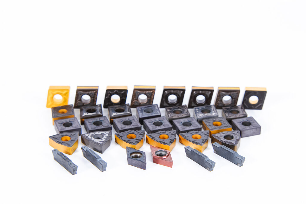 image of machining inserts.